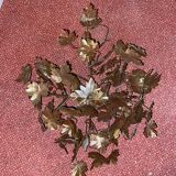 Applique floral doré style regency