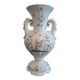 Moustiers Vase Signed.