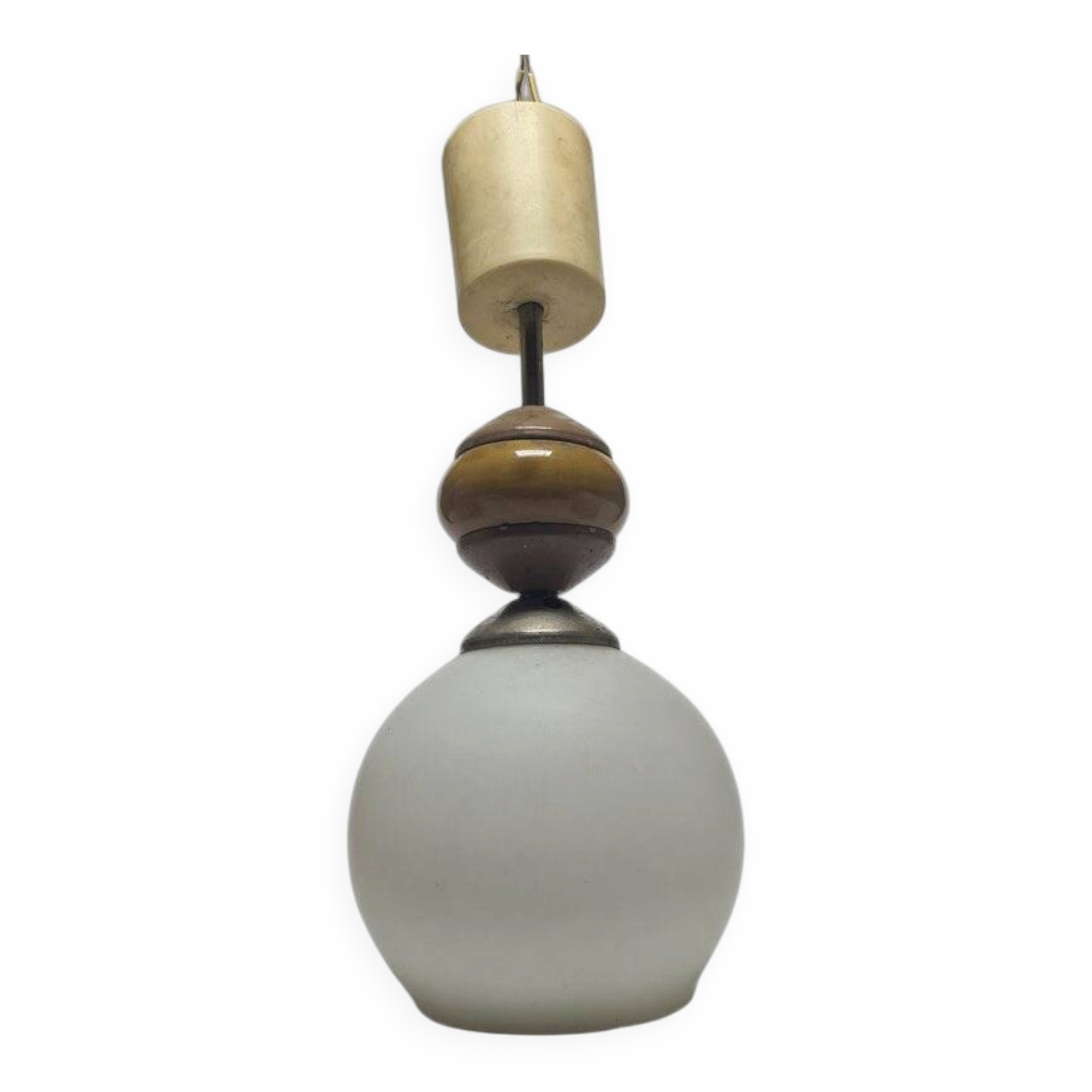 Postmodern Communist pendant lamp, Poland, 1970s