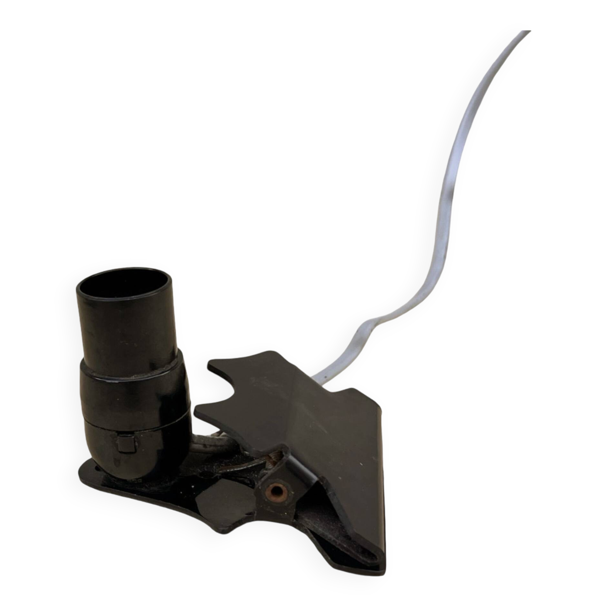 Small clip-on night lamp, Buchleseleuchte Germany 1950s.