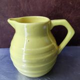 Pot à lait, pichet vintage jaune