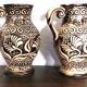 Paire de pichets, vases vintage Bay Keramik 671-20 – West Germany