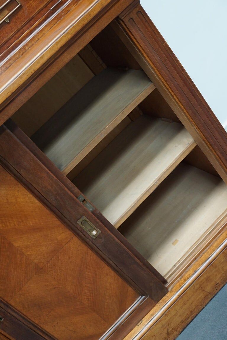 Walnut apothecary furniture France 1920s