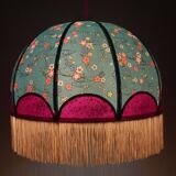Retro "Cristina" suspension in Japanese paper with fringe.