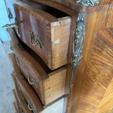 Louis XV style marquetry chest of drawers