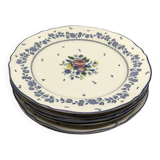 Flat plates flower pattern