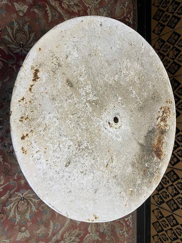 Cast iron garden table