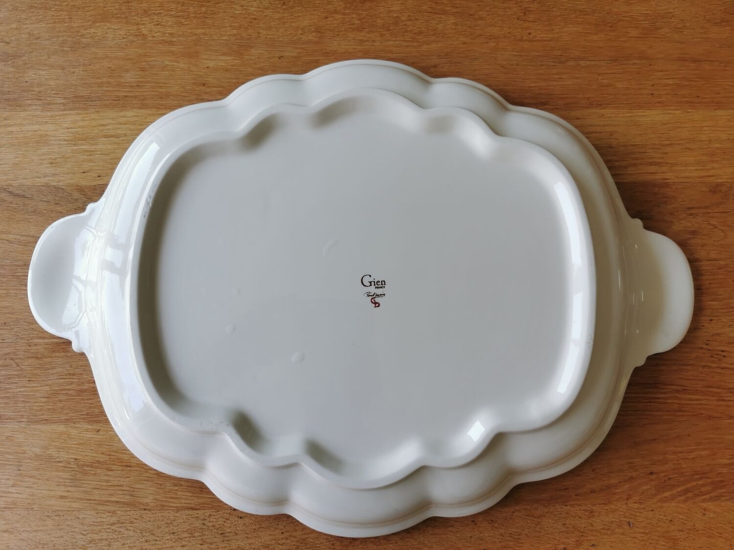Peony dish earthenware from Gien