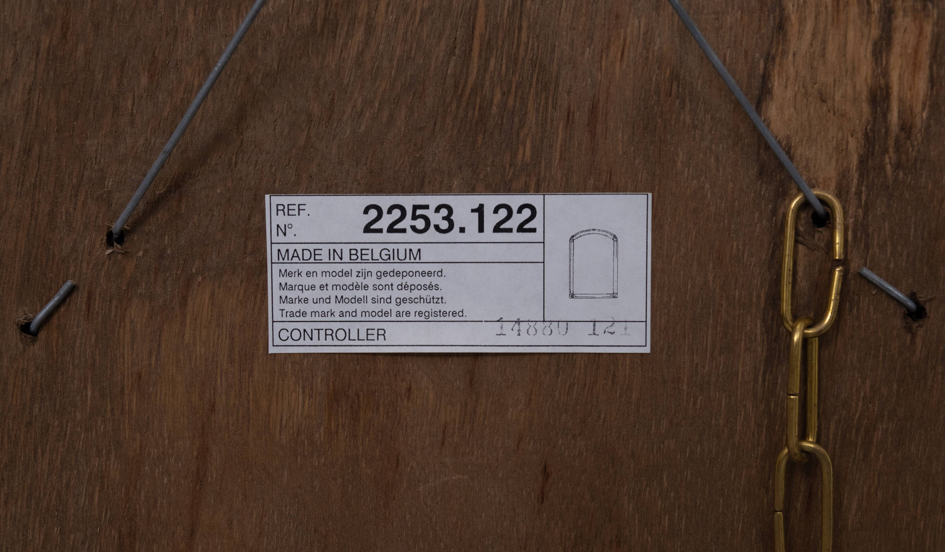 Deknudt Art Deco style Gold Wall Mirror Belgium 1970s