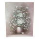 Oil painting still life daisies signed Nancy Lee