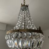 Hot Air Balloon Chandelier with Brass Tassels