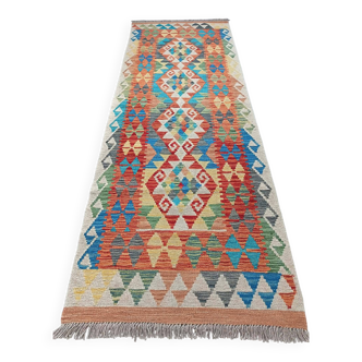 Handmade Persian Gashqaï corridor rug