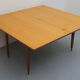 1960s extendible coffee table cherrywood, Wilhelm Renz
