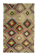 Turkish Kilim Yoruk Vintage 178x284 cm Geometric Beige and Red