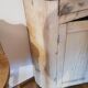 Buffet parisien vintage bois brut