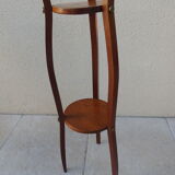 Vintage wooden pedestal table