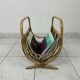 Porte-revues vintage en bambou