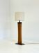 Lampe de sol en teck des années 50 italienne