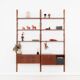 Teak modular shelving unit, Danish design, 1960s, made in Denmark