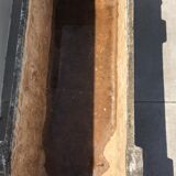 Set of 3 vintage 1960s fiber cement planters