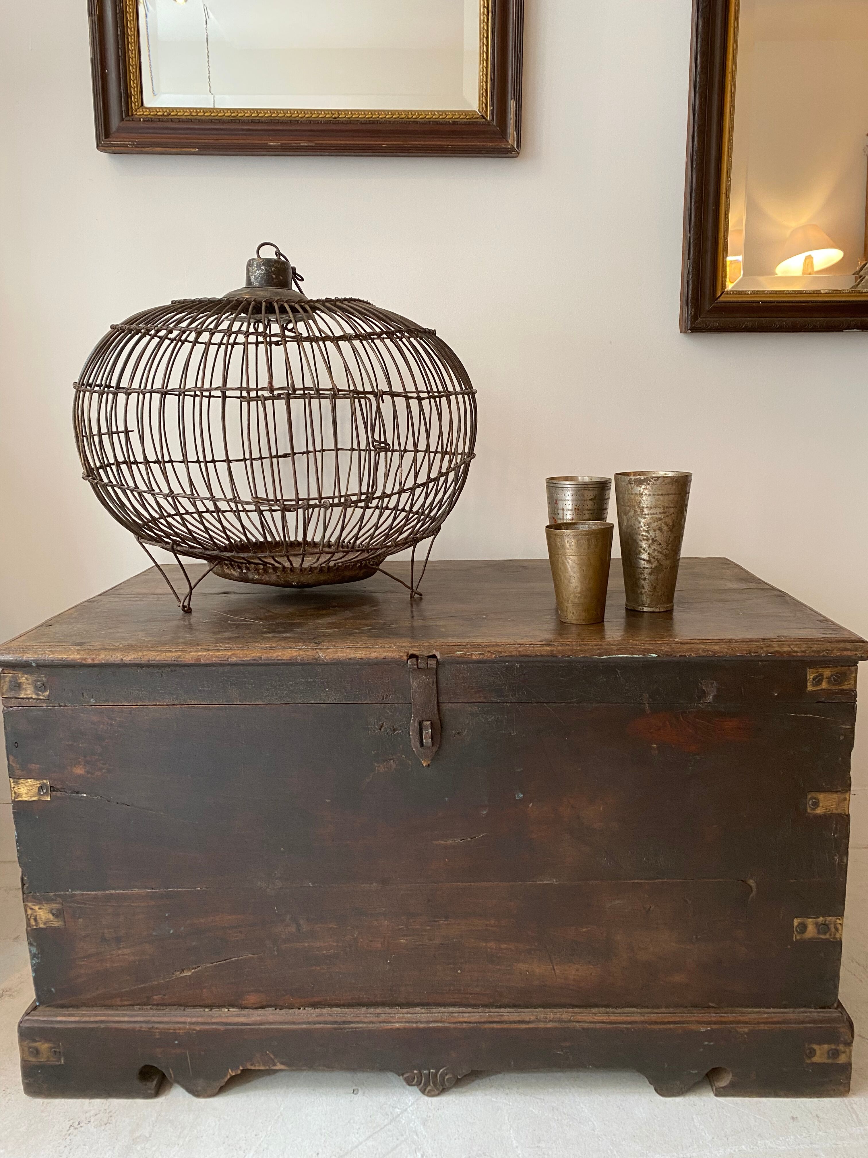 Old Indian wedding chest