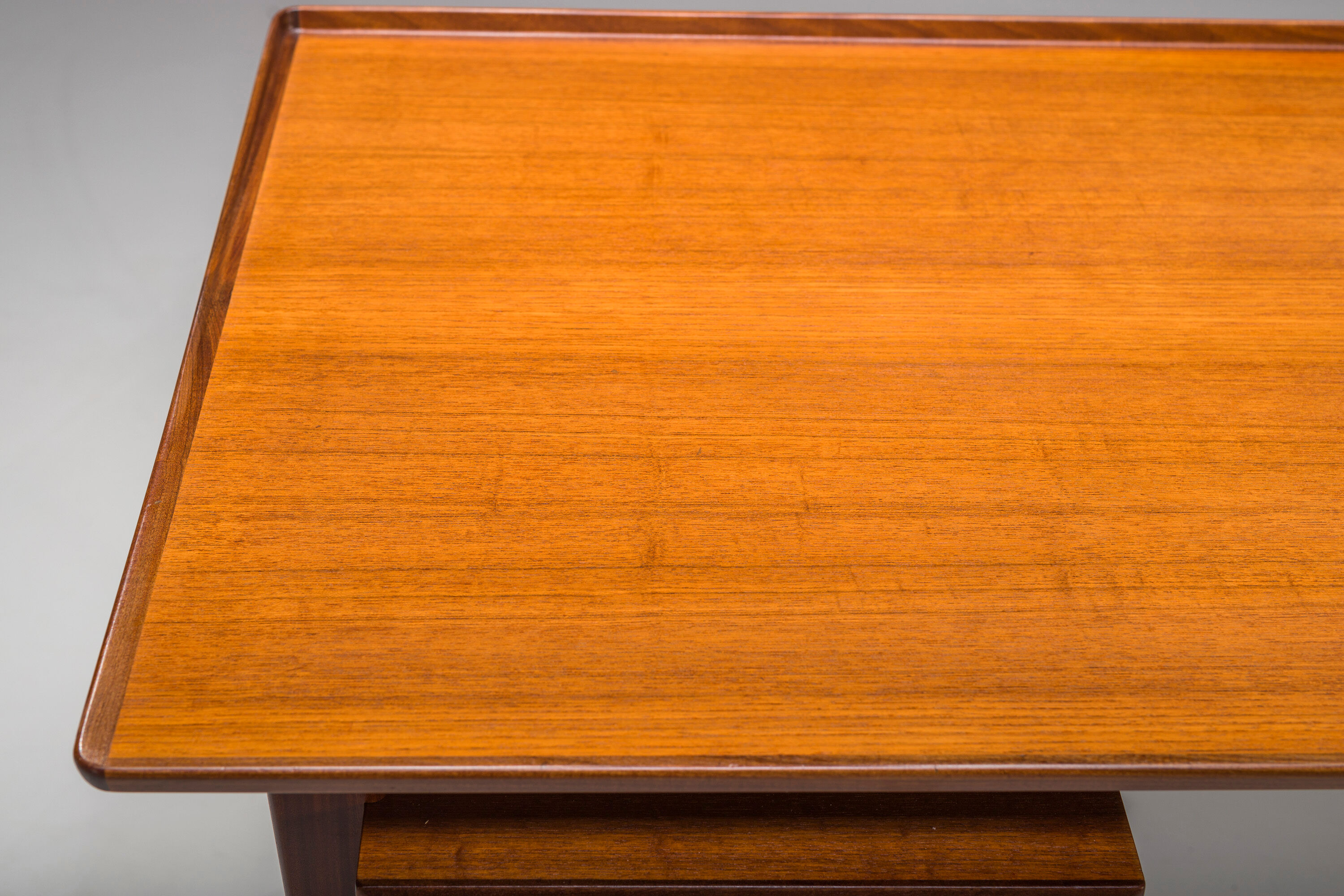 Danish teak desk by peter lovig nielsen for hedensted mobelfabrik, 1960