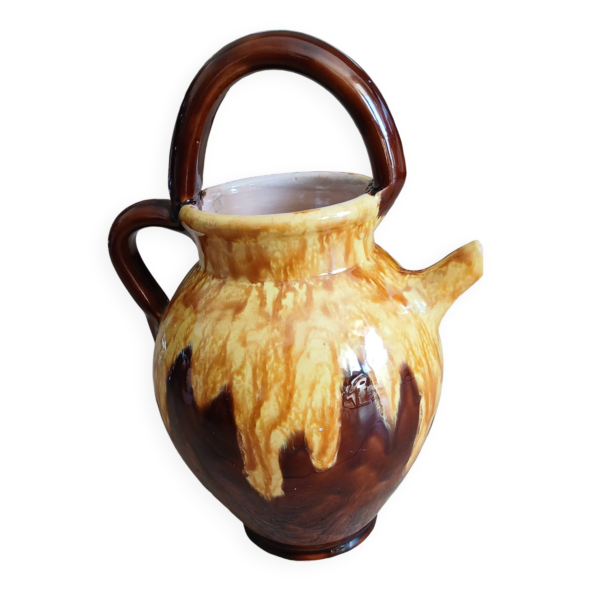 Vintage Vauzelle Oléron water pitcher