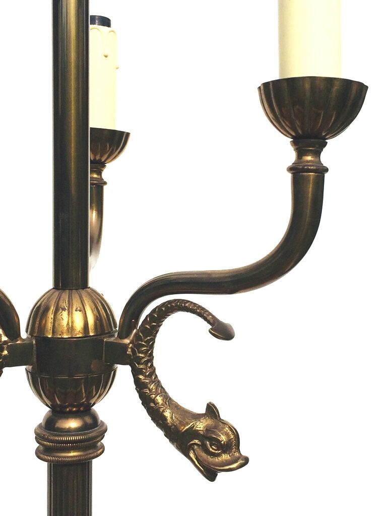 Neoclassical floor lamp 50s Hollywood Regency * Vintage *