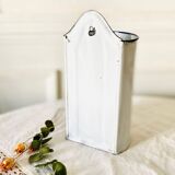 Old medical fountain in white enameled sheet metal