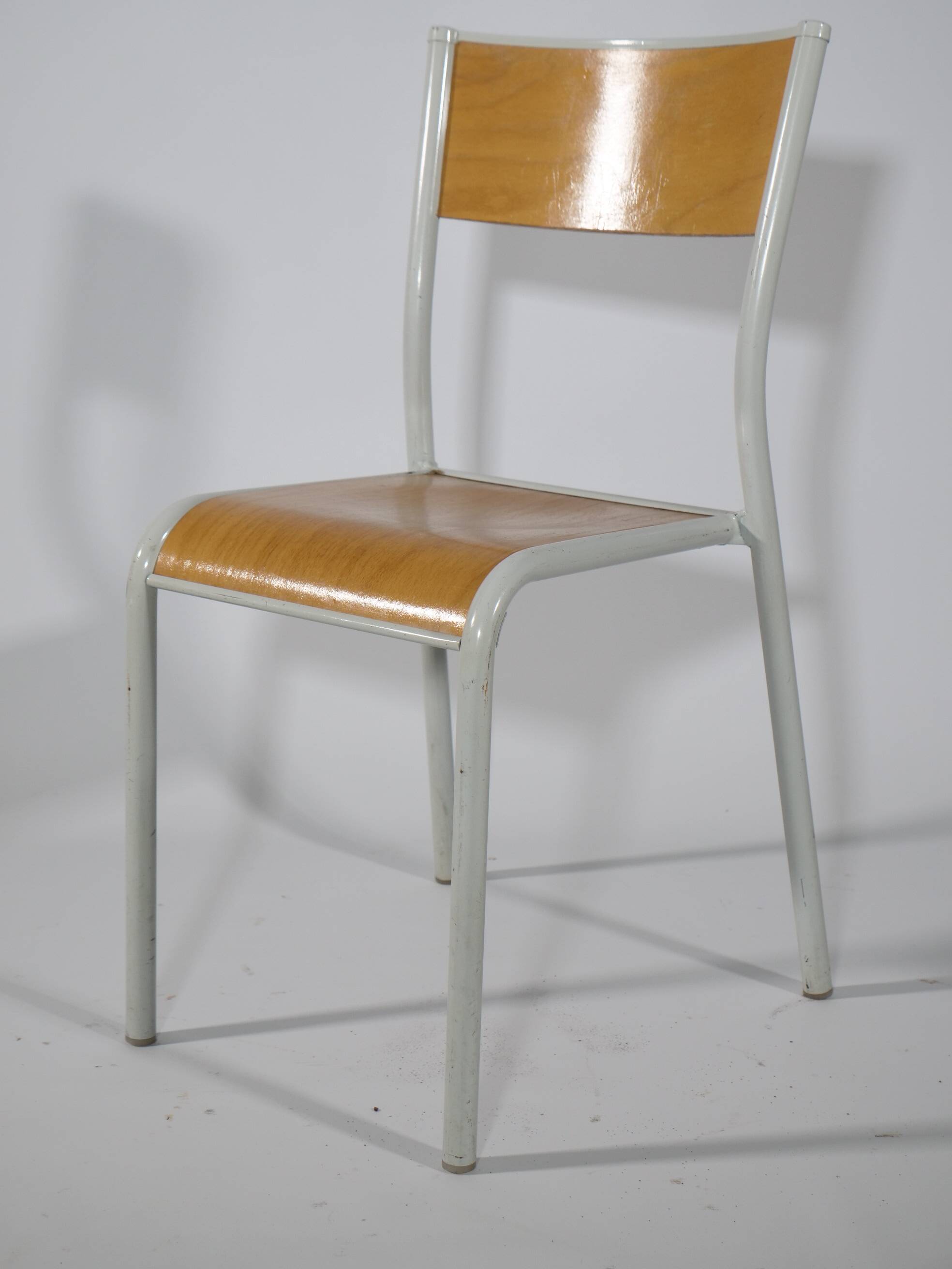 Vintage French School Chairs