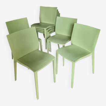 Lot de 8 chaises Slick-Slick design Philippe Starck édition XO