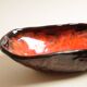 Vintage ceramic cup modernist style flamboyant colors