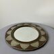 Vintage oriental round mirror 18cm