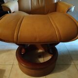Stressless armchair and footstool