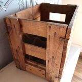 Wooden bottle locker box