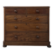 Large Victorian English mahogany chest of drawers (renovated)