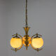 Brass chandelier, 1920s