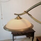 Lampe de billard en laiton et verre