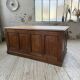 Counter or desk in oak from the 1950s.