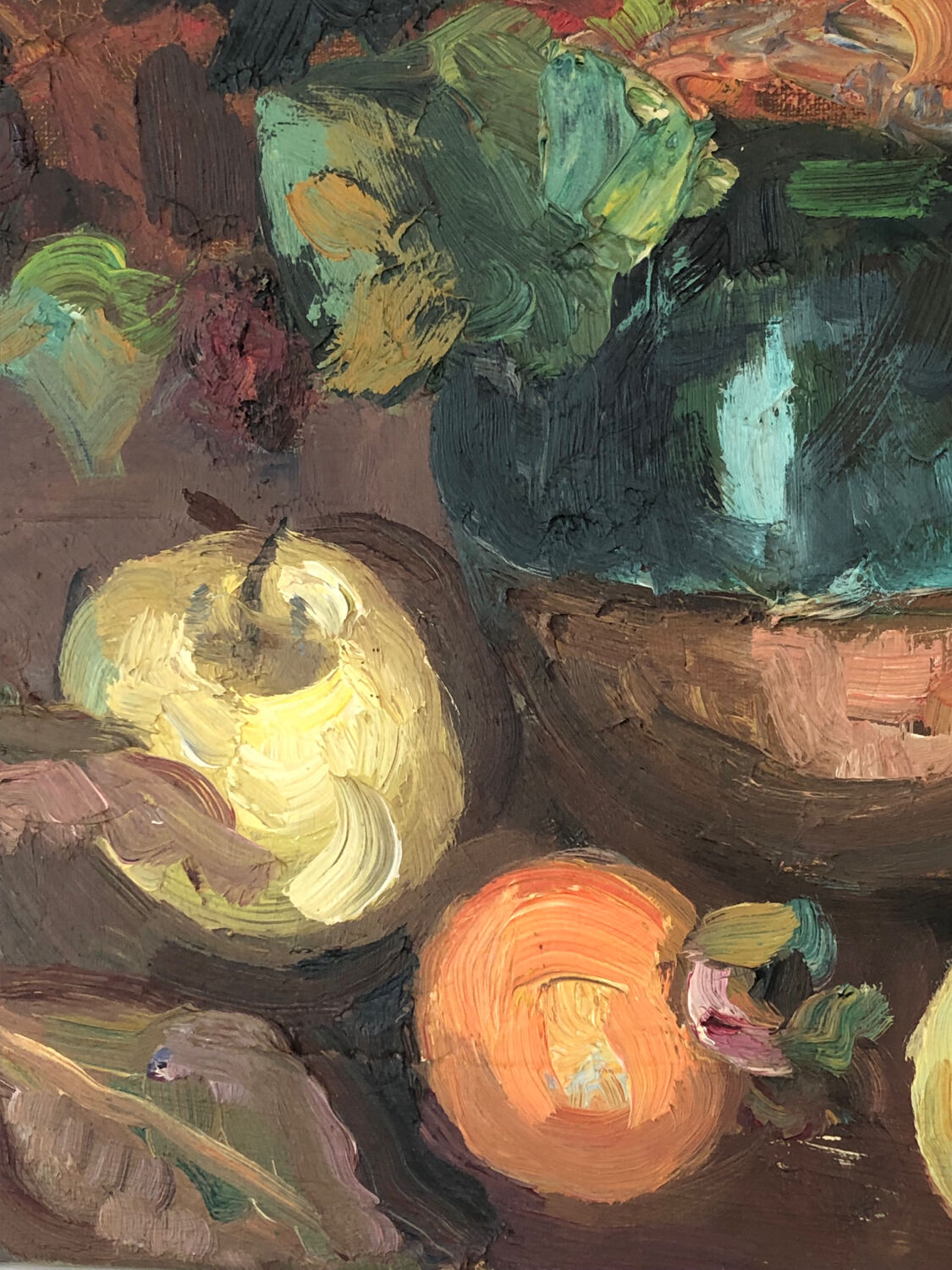 Tableau nature morte fruits