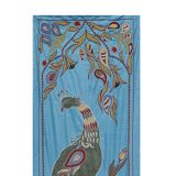 Hand knotted rug, vintage turkish rug 53x187 cm