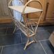 Vintage rattan magazine holder