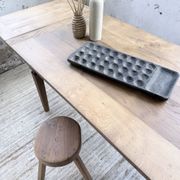 Solid oak farmhouse table with extensions (190-280cm) 1950