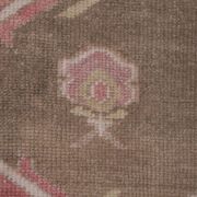 Vintage Taupe Pastel Turkish Karapinar Rug 4'10'' x 8'1''