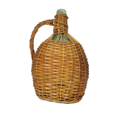 Rattan bottle vintage
