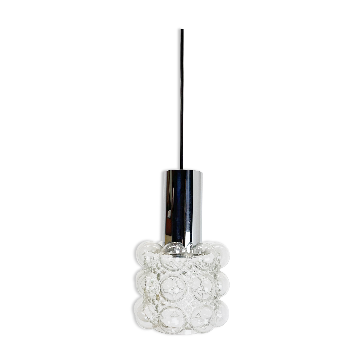 Glass bubble hanging by Helena Tynell for Glashütte Limburg, Germany 1960