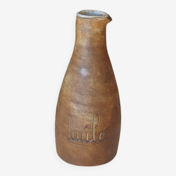 La Colombe pottery oil bottle