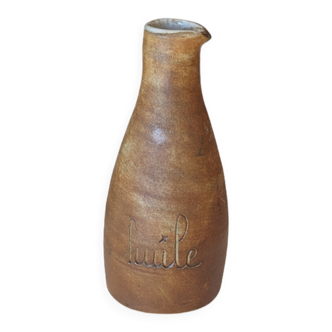 La Colombe pottery oil bottle