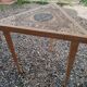 Pair of antique marquetry bedside tables