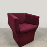 Vintage design geometric lounge chair Walter Knoll 1990